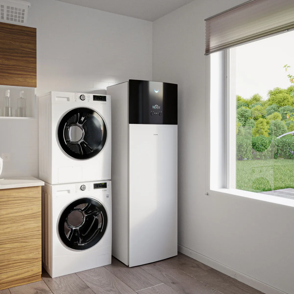 Pose d’une pompe à chaleur air/eau Daikin Altherma pour moderniser un système de chauffage à Gravigny