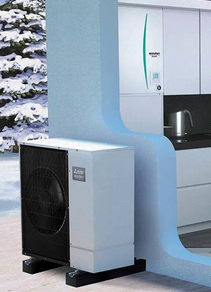 Pompe à chaleur air/eau Mitsubichi par Isoltrade à Rouen