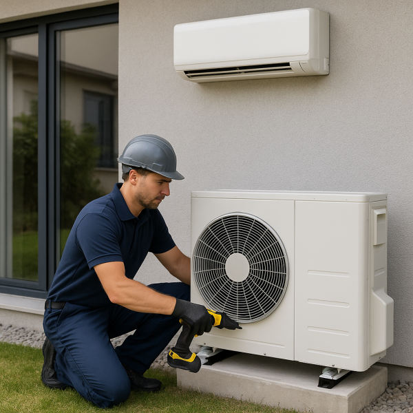 Installation de pompe à chaleur air air par une entreprise certifié RGE à Bourg Achard près de Pont Audemer